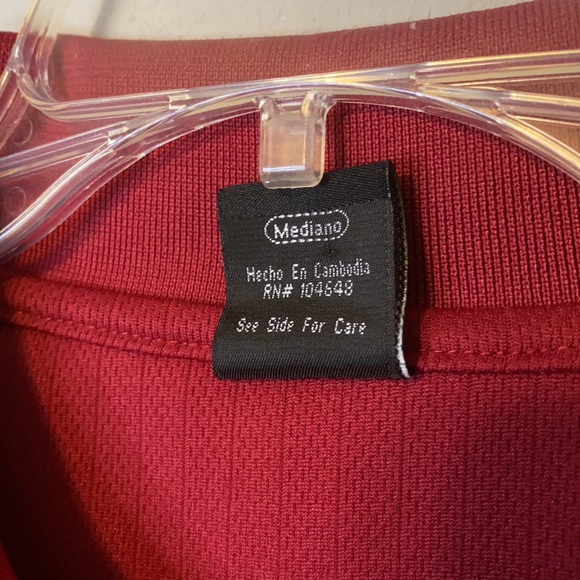 Arkansas Razorbacks Ribbed Starter Polo Shirt M - Picture 4 of 8